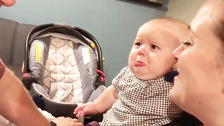 When dad kisses mom in front of baby...