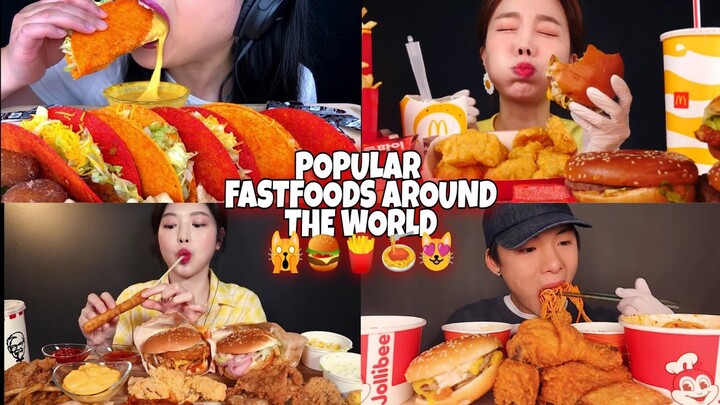 BEST FASTFOODS AROUND THE WORLD! 🌮🍕🍔🍝🍗🤤