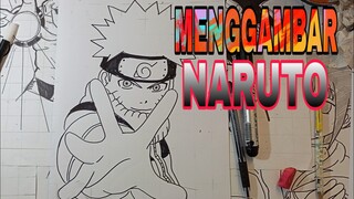 menggambar karakter anime NARUTO