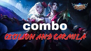 Combo Cecilion and Carmila MobileLegendsBangBang (gameplay)