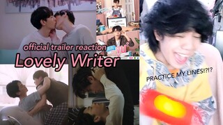 (THE FLAVOR!) นับสิบจะจูบ Lovely Writer Official Trailer (2021) REACTION