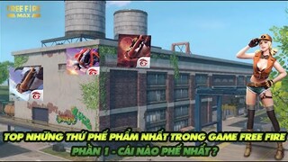 Free Fire| Top những thứ cực kì phế vật đã từng bị người chơi Free Fire ghét bỏ - phần 1