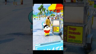 🤣Dhoola doraemon Thita shinchan 😂 part 46 #shorts #shinchan #gta5 #prashugamer #doraemon