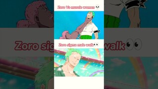 Zoro badass fight with girls moments #onepiece #zoro #luffy