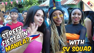 Latinas at STREET FIESTA in The Philippines with SV SQUAD | JOWANA and MOJITO bts | Sol&LunaTV Vlog