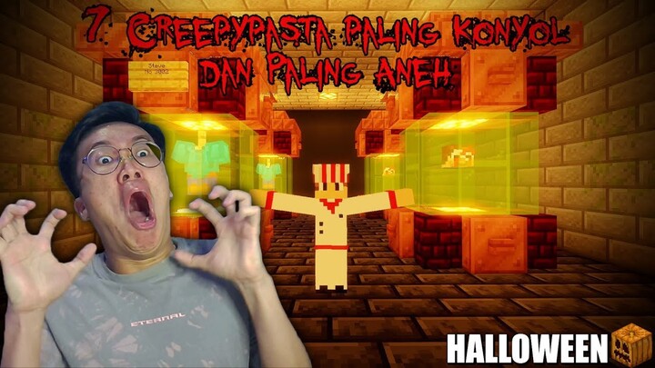 FIX INILAH 7 Creepypasta TERANEH Yang Pernah Ada Di Minecraft Pt.100 (FULL JUMPSCARE)