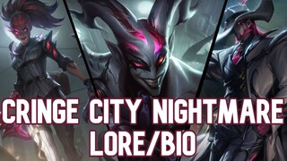 Bio/Lore Of All Crime City Nightmare Skins Akali, Twisted Fate, Shaco, Darius, Zyra