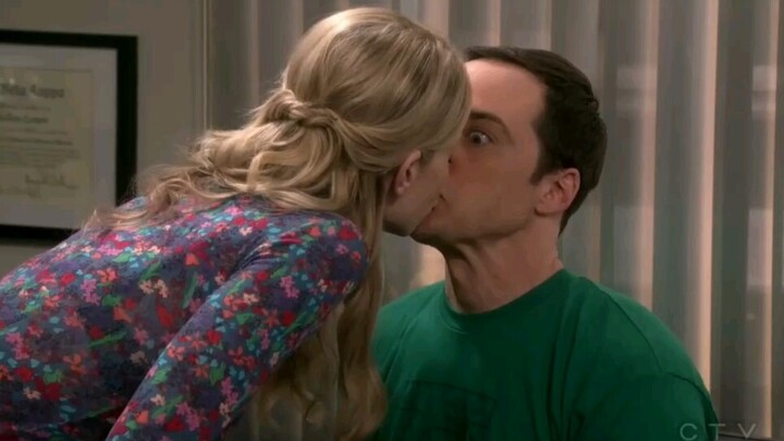 Sheldon was kissed by the female doctor and ran to Amy to propose marriage...