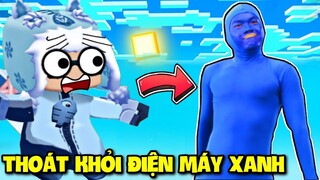 MEOWPEO THỬ THÁCH GIẢI MÃ THOÁT KHỎI ĐIỆN MÁY XANH BÍ ẨN TRONG MINI WORLD MINI GAME