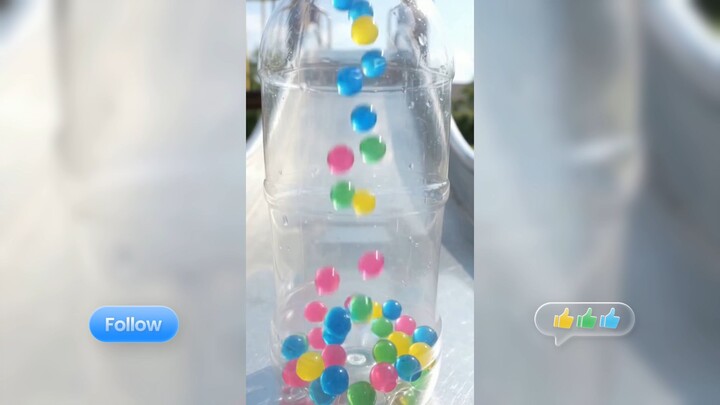 Colorful Bottle Slide 🌈🧴 | Oddly Satisfying ASMR