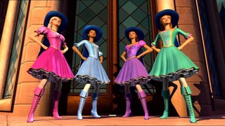 Barbie and the three musketeers.