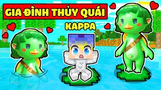 TÔ GÀ EM BÉ ĐƯỢC GIA ĐÌNH THỦY QUÁI NHẬN NUÔI TRONG MINECRAFT*TÔ GÀ 24H SỐNG CÙNG GIA ĐÌNH KAPPA