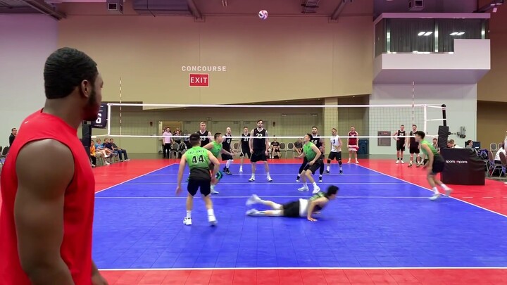 176 Sky - Josh Barrina's Main Attack Highlights (2019 USAV Volleyball League)