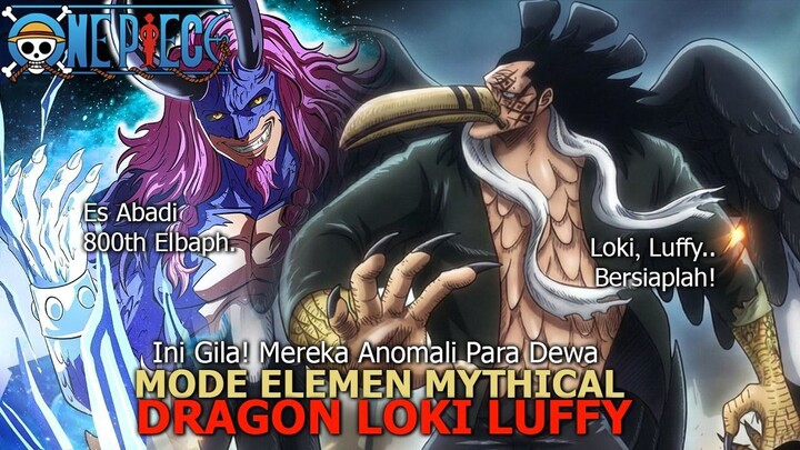 ONE PIECE TERBARU! MODE 5 ELEMEN DEWA! BLACK DRAGON MYTHICAL..GABUNGAN ELEMEN LOKI & LUFFY Vs IMU