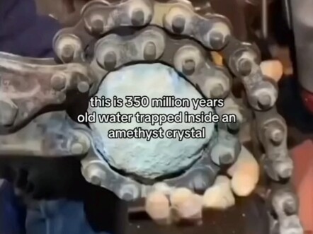 Brother killed water that had been alive for 350 million years!
