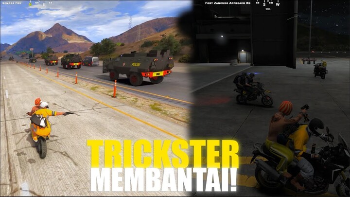 PELEBURAN SENJATA!! TR RUSH MILITARY BASE !! || GTA 5 ROLEPLAY