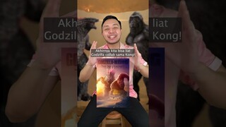 Akhirnya! Godzilla X Kong: The New Empire FULL berantem! Review JUJUR saya nih #shorts