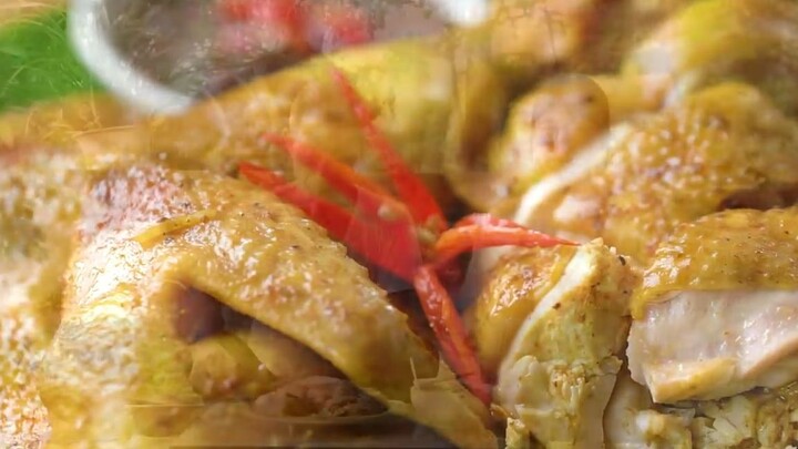 Gà ủ muối da vàng giòn ngon _ Wrapped Chicken With Salt