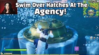 Swim over hatches at The Agency (5) | Fortnite Storm The Agency Challenge