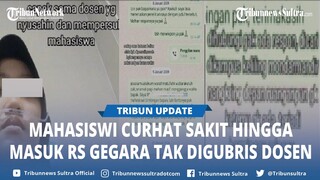 Viral Mahasiswi Curhat Sakit hingga Masuk RS Gegara Tak Digubris Dosen Pembimbing, Chat Dibongkar