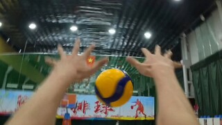 【副攻第一视角】震惊！拦到网前都能被保护起来