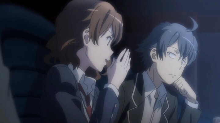 Orimoto's attitude towards Hachiman is really cold