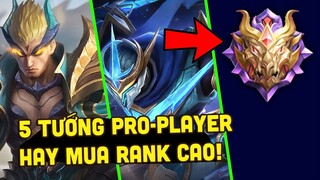 MLBB | TOP 5 TƯỚNG PRO-PLAYER RANK CAO HAY PICK! PHẢI MUA VỀ MÙA 17!! | Tốp Mỡ Gaming