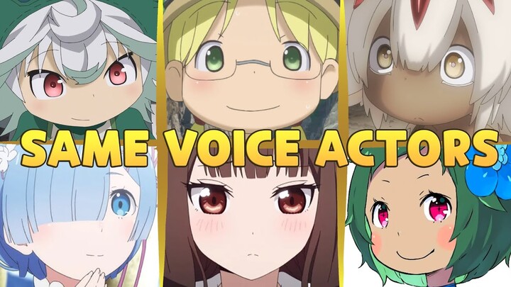 Made in Abyss All Characters Japanese Dub Voice Actors Seiyuu Same Anime Characters