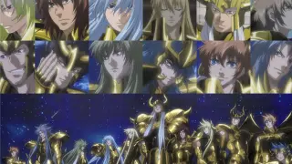 The 12 Gold Saints in "Saint Seiya: The Lost Canvas"