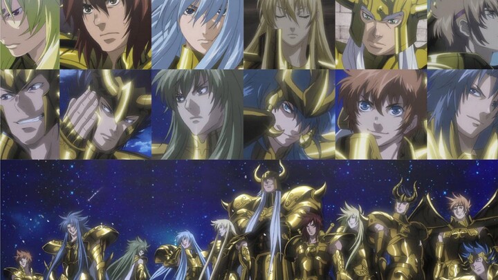 12 Gold Saint dalam "Saint Seiya: The Lost Canvas"