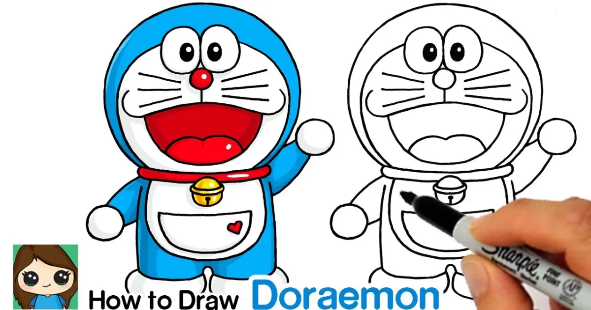 How to Draw Doraemon Easy - Bilibili How to Draw Doraemon Easy - Bilibili