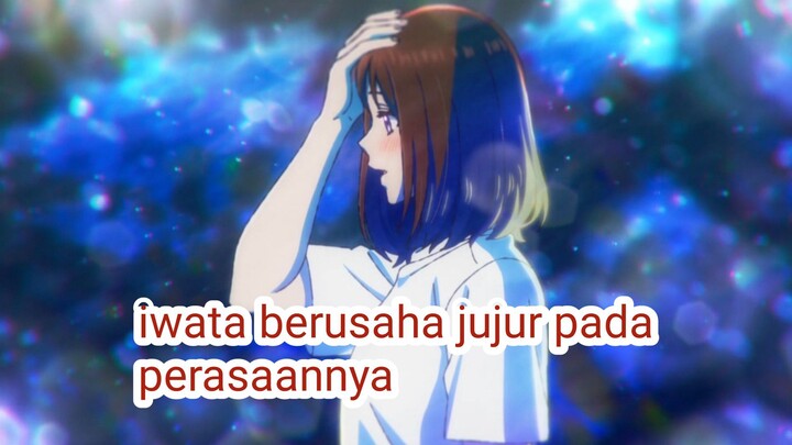 iwata berusaha jujur sama perasaannya