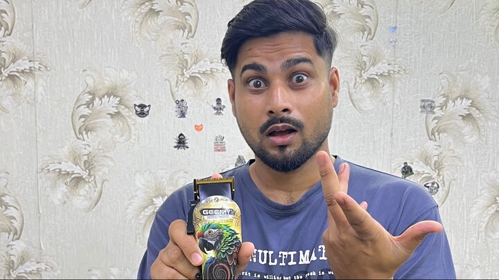 Geemy GM-8101 Hair Clipper Unboxing and Review in Hindi