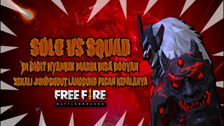 SOLO VS SQUAD DI GANGGU SAMA NYAMUK MALAM! FREE FIRE INDONESIA