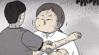 The nurse measures the patient's blood pressure by inflating herself. "Strange Hospital"