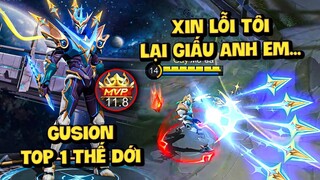 MLBB | Gusion Siêu Nhân Vũ Trụ: TOP 1 THẾ DỚI! Xin Lỗi Tôi Lại Giấu Anh Em Rồi... | Tốp Mỡ Gaming