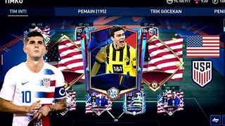 Membangun Squad FULL USA🇺🇲 Di Fifa Mobile 23🎮⚽️