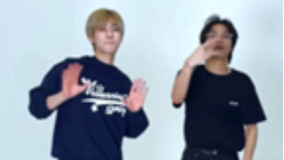 لي هاه تشان｜را يونمين【حلم NCTDream】تحديث INS 230403 تحدي رقصة بوم بوم باو، يمكنك أن ترى أن شياومين ي