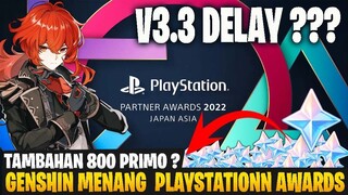 Dapat 800 Primogems ?? Genshin Menang Playstation Partner Awards 2022 #BstationxGenshinImpact