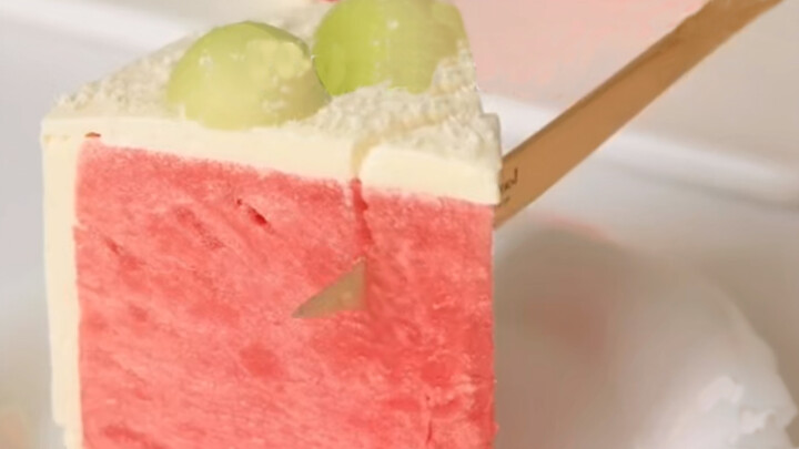 [อาหาร][DIY]วิธีทำเค้กแตงโม?