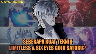 PENJELASAN LENGKAP TEKNIK KUTUKAN LIMITLESS, SIX EYES, RCT Dari GOJO SATORU di JUJUTSU KAISEN