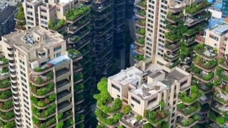 beautiful building with greening  | 美丽的建筑和绿化