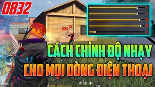 Bí Thuật Chỉnh Độ Nhạy OB32 Cho Tất Cả Dòng Điện Thoại