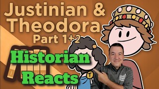 Justinian and Theodora Parts 1 and 2 - Extra History Reaction