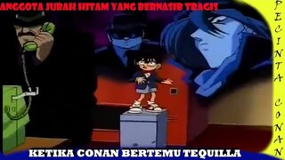 Alur Cerita Ketika Conan Bertemu dengan Tequilla, salah satu anggota black organisasi