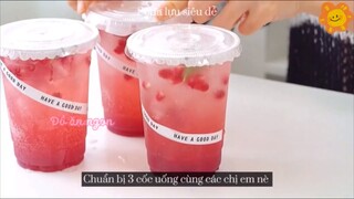 Soda lựu siêu dễ làm & Thạch dưa hấu siêu mềm tan ngay trong miệng 😋
