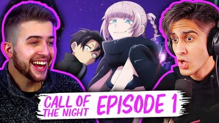 THIS ANIME IS FIRE!! Call of the Night Episode 1 & Opening REACTION | Group Reaction