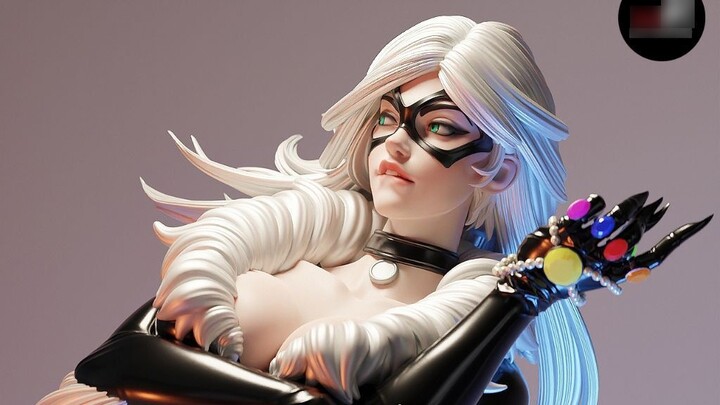 Áo khoác da Marvel Black Cat GK Hình