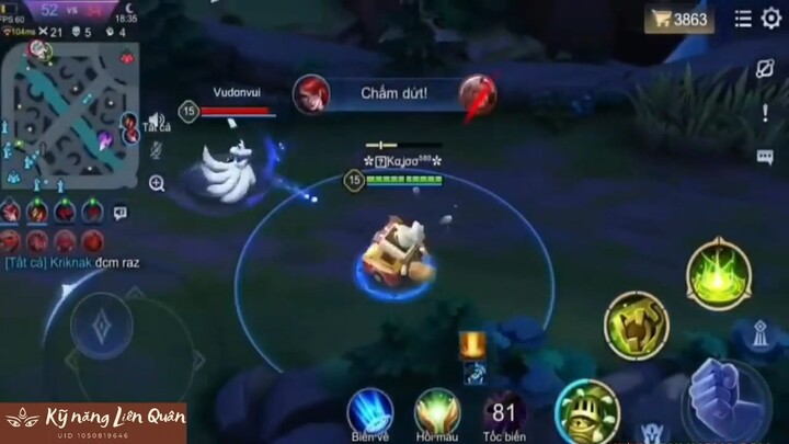 Highlight Pha đánh cực gắt - Pha đánh bất ngờ của tướng TeeMee #Gamehay