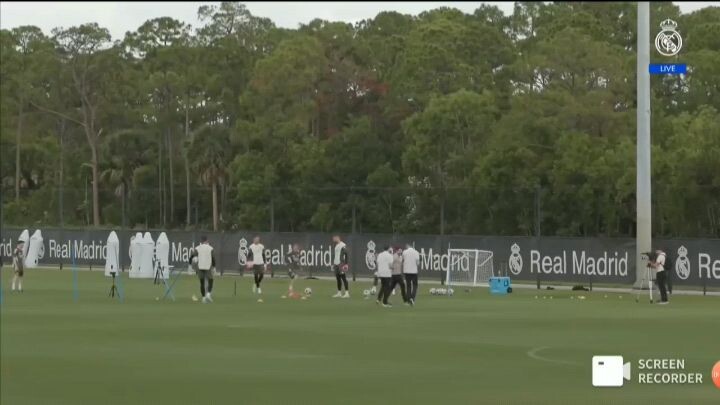 real Madrid training
